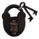 Black Iron Samuel Baker Lock England Brass Lock Cover