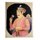 Handmade Canvas painting of Mughal Emperor Jahangir