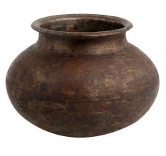 Handmade Black Brass South Indian Water pot Or Matka