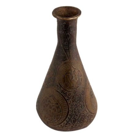 Flower Pot Carved Very Fine Islamic Kalography