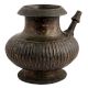 Vintage Holy Water Pot With Spout Fine Carving
