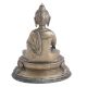 Handmade Antique Black Finish Brass Meditating Buddha Statue