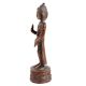 Handmade Copper Finish Brass Standing Buddha Statue