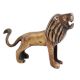 Handmade Brown Brass Lion Statue For Decoration