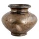 Handmade Brown Brass Water Pot Or Kalash