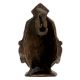 Handcrafted Brown Brass Buddha Head Showpiece