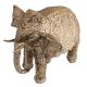 Hand made White Brass Elephant With Tribal Engraved Design