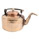 Handmade Brown Copper Kettle Tea Pot With Hammered Design