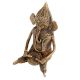 Hand crafted  Brass Ganesha With Dhol Dhokra Art
