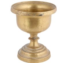 Handcrafted Golden Brass Goble cup with Stand