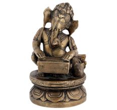Holy God Ganesha Statue On A Pedestal For Home Improvement