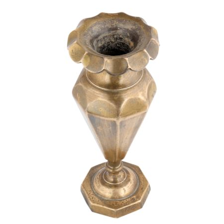 Handmade Golden Brass Flower Pot Or Vase