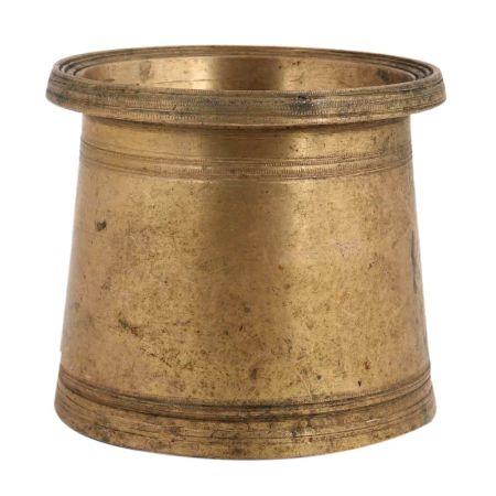 Handmade Antique Golden Brass Panchpatra Cup