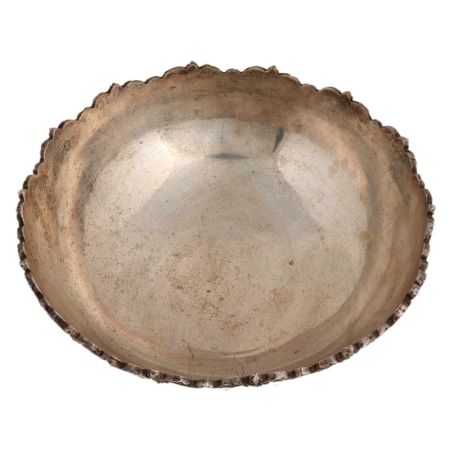 Bowl Carved From Brass For Home Decor Projects