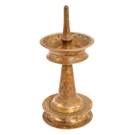 Handmade Brown Brass Oil Lamp For Diwali Decoration