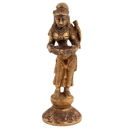 Tribal Woman Statute In The Village Scene