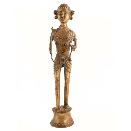 Tribal Male Farmer Statue For Home Decor