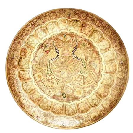 Beautiful Peacock Decor Plate For Gifting