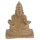 Handmade Dull Golden Brass Annapurna Devi With Fine Carving Work