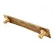 Hand carved Golden Brass Victorian Door Handle With Fine Carved Design
