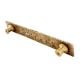 Hand carved Golden Brass Handle With Floral Border Design