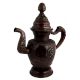 Handmade Black Copper Chinese Tea Pot  With Dragon Handles