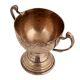 Handmade Silver Brass Trophy Cup With Two Handles