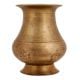 Handmade Antique Oriental Brass Vase Or Pot