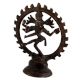 Handmade Black Brass Dancing Shiva Statue for Decoration
