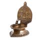 Handmade Brown Brass Ashtalakshmi VilakkuÂ Oil Lamp