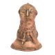 Handmade Red Brass Dhokra Tribal God Statue