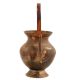 Handmade Patinated Brass Kamandalam Hindu Spiritual Pot