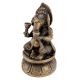 Holy God Ganesha Statue In Antique Brass