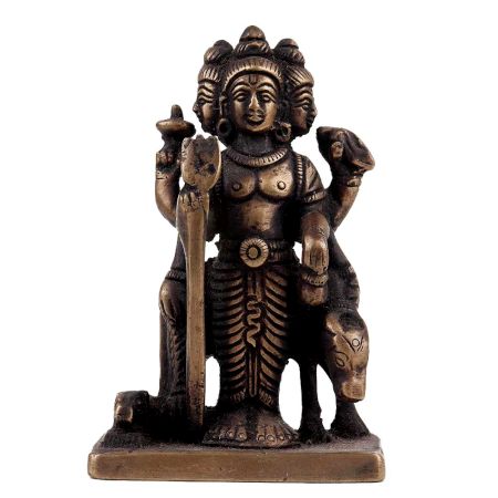 Handmade Oxidized Brass Saint DattatreyaÂ Statue