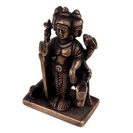 Handmade Oxidized Brass Saint DattatreyaÂ Statue