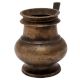 Rich Bronze Patina Coated Pooja Pot For Home