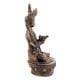 Handmade Brown Golden Brass Tibetan Buddha Statue