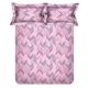 Spaces 104 TC Cotton Pink Double Bed Sheet with 2 Pillow Covers