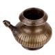 Handmade Brown Brass Water Pot with Spout for Daily Worship