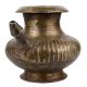 Handmade Brown Brass Water Pot For Storing And Serving Water