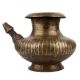 Handmade Brown Brass Water Pot For Storing And Serving Water