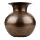 Handmade Dark Finish Brass kalash Pot
