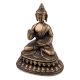 Handmade Brown Brass Buddha Meditation Statue