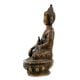 Handmade Black Coated Brass Lord BuddhaÂ Statue With Sacred Kalash