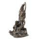 Handmade Blackened Brass Lord Shiv Pariwar Statue