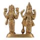 Handmade Golden Brass Vishnu Laxmi Standing Statue