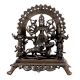Handmade Black Brass Mahishasura Mardini Duga Family Idol