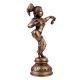 Handmade Antique Finish Brass Dancing Krishna Statue