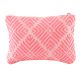 Hand Embroidered Pink CottonClutch Bag With Side Tassle