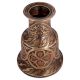 Handmade Copper Finish Brass Floral Design Engraved Bell Shape Hookah Base